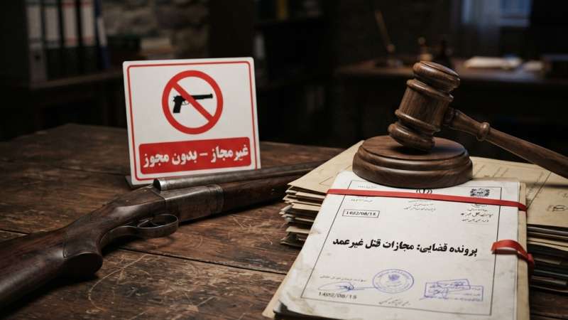 مجازات فروش سلاح شکاری بدون مجوز که منجر به فوت غیرعمد شود