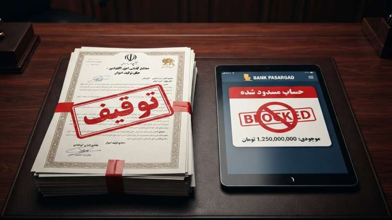 نحوه توقیف سهام شرکتها و حسابهای بانکی بابت مطالبات میلیاردی